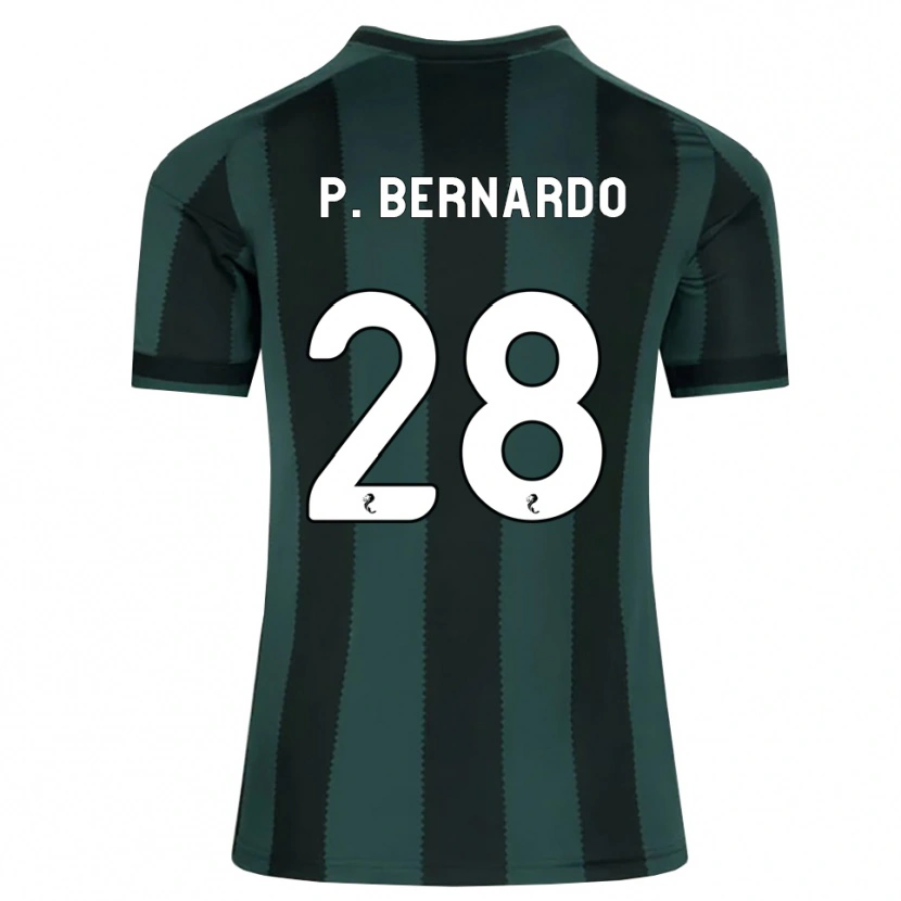 Danxen Mulher Camisola Paulo Bernardo #28 Cinza Ardósia Escuro Preto Alternativa 2026/27 Camisa
