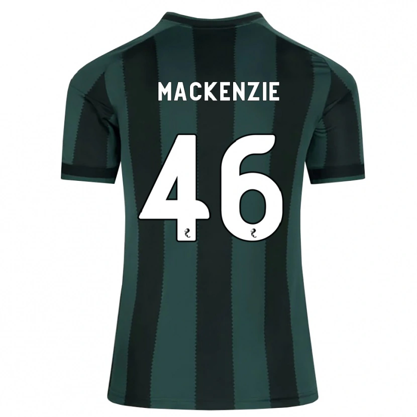 Danxen Mulher Camisola Magnus Mackenzie #46 Cinza Ardósia Escuro Preto Alternativa 2026/27 Camisa