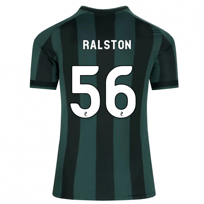 Danxen Mulher Camisola Anthony Ralston #56 Cinza Ardósia Escuro Preto Alternativa 2026/27 Camisa