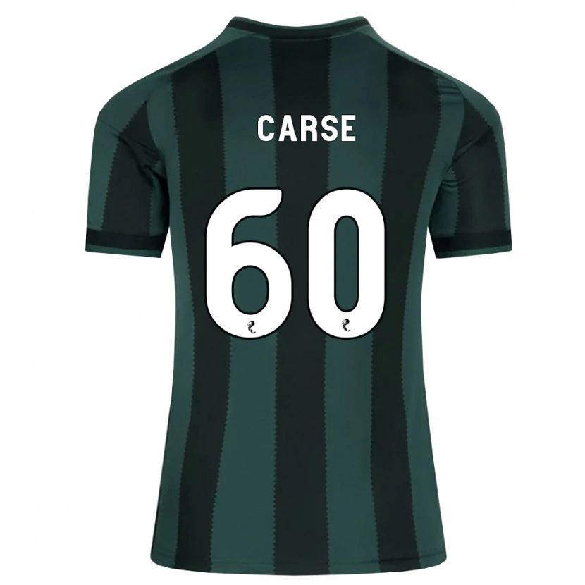 Danxen Mulher Camisola Mackenzie Carse #60 Cinza Ardósia Escuro Preto Alternativa 2026/27 Camisa