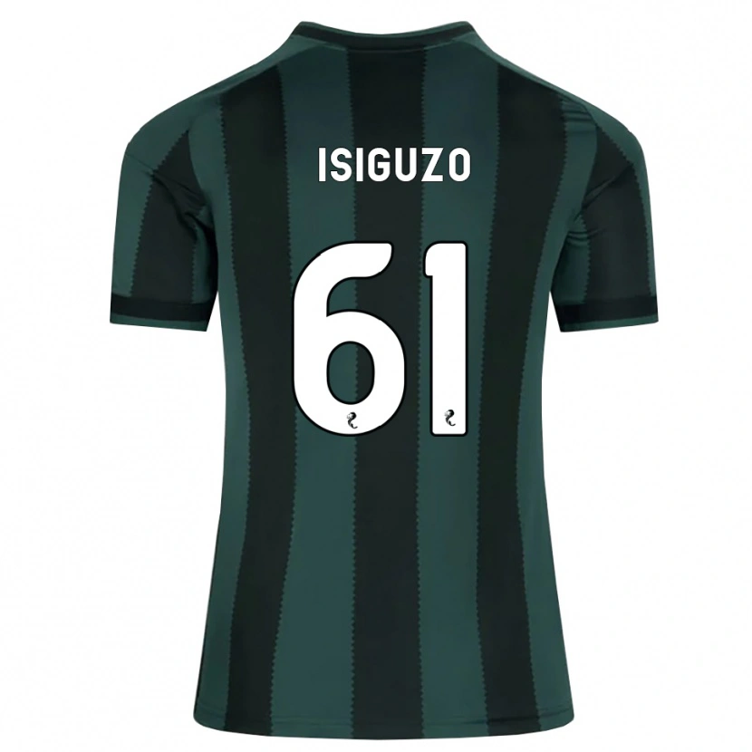 Danxen Mulher Camisola Samuel Isiguzo #61 Cinza Ardósia Escuro Preto Alternativa 2026/27 Camisa