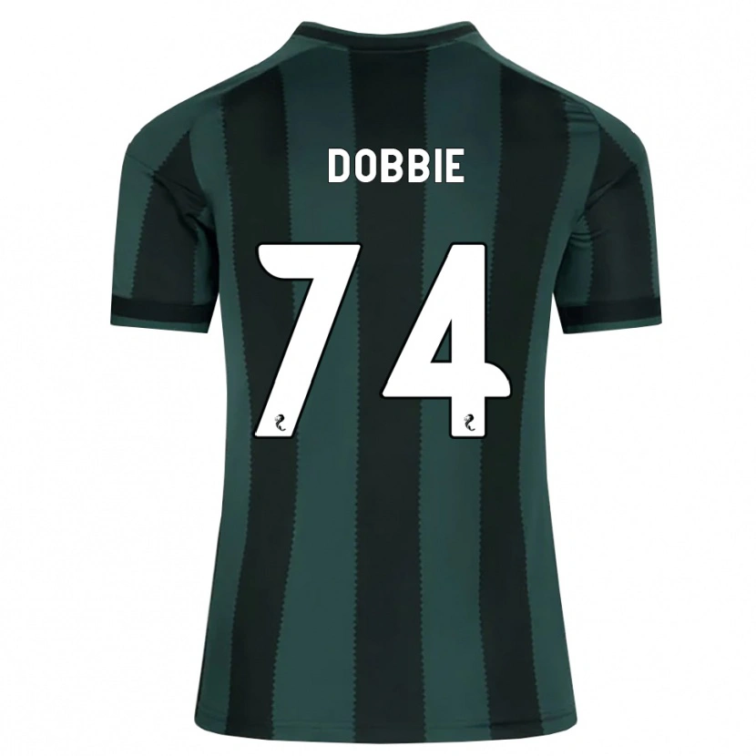 Danxen Mulher Camisola Lewis Dobbie #74 Cinza Ardósia Escuro Preto Alternativa 2026/27 Camisa