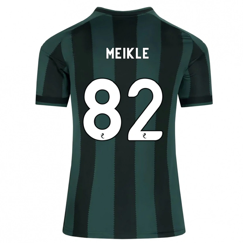 Danxen Mulher Camisola Jamie Meikle #82 Cinza Ardósia Escuro Preto Alternativa 2026/27 Camisa