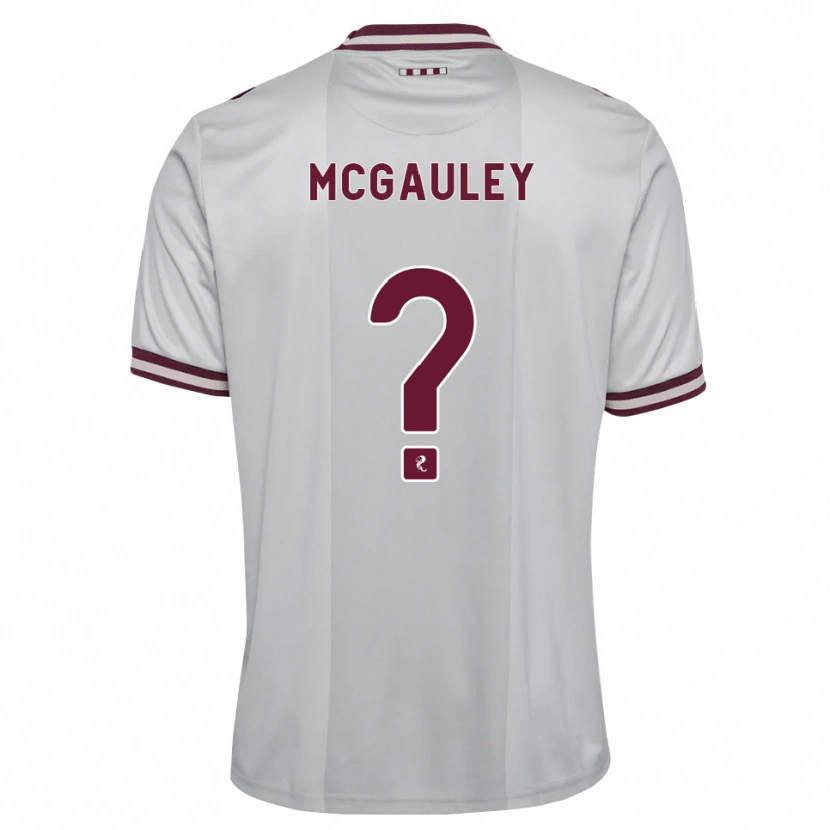 Danxen Mulher Camisola Carson Mcgauley #0 Branco Borgonha Alternativa 2026/27 Camisa