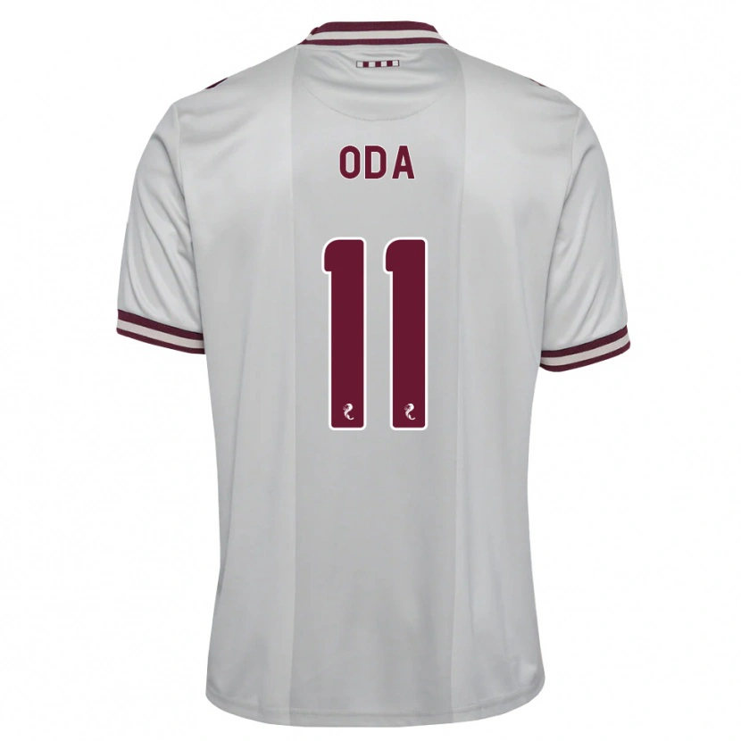 Danxen Mulher Camisola Yutaro Oda #11 Branco Borgonha Alternativa 2026/27 Camisa
