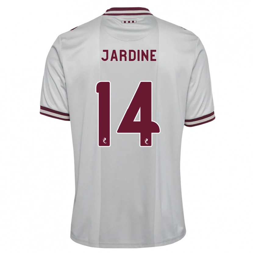 Danxen Mulher Camisola Kayla Jardine #14 Branco Borgonha Alternativa 2026/27 Camisa