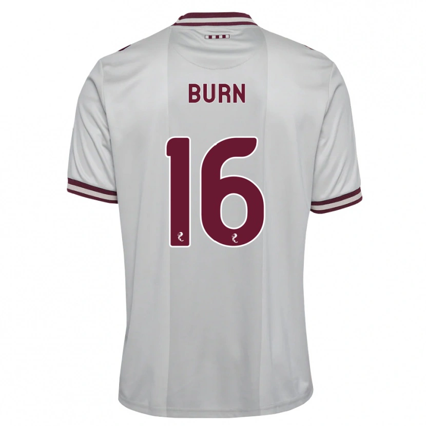 Danxen Mulher Camisola Gregor Burn #16 Branco Borgonha Alternativa 2026/27 Camisa
