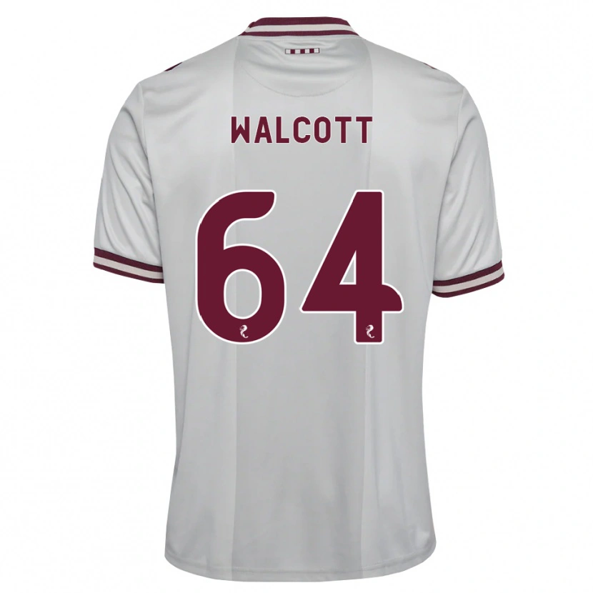 Danxen Mulher Camisola Malachi Fagan-Walcott #64 Branco Borgonha Alternativa 2026/27 Camisa
