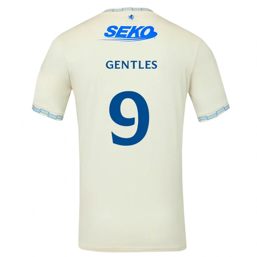 Danxen Mulher Camisola Josh Gentles #9 Azul Céu Profundo Branco Alternativa 2026/27 Camisa