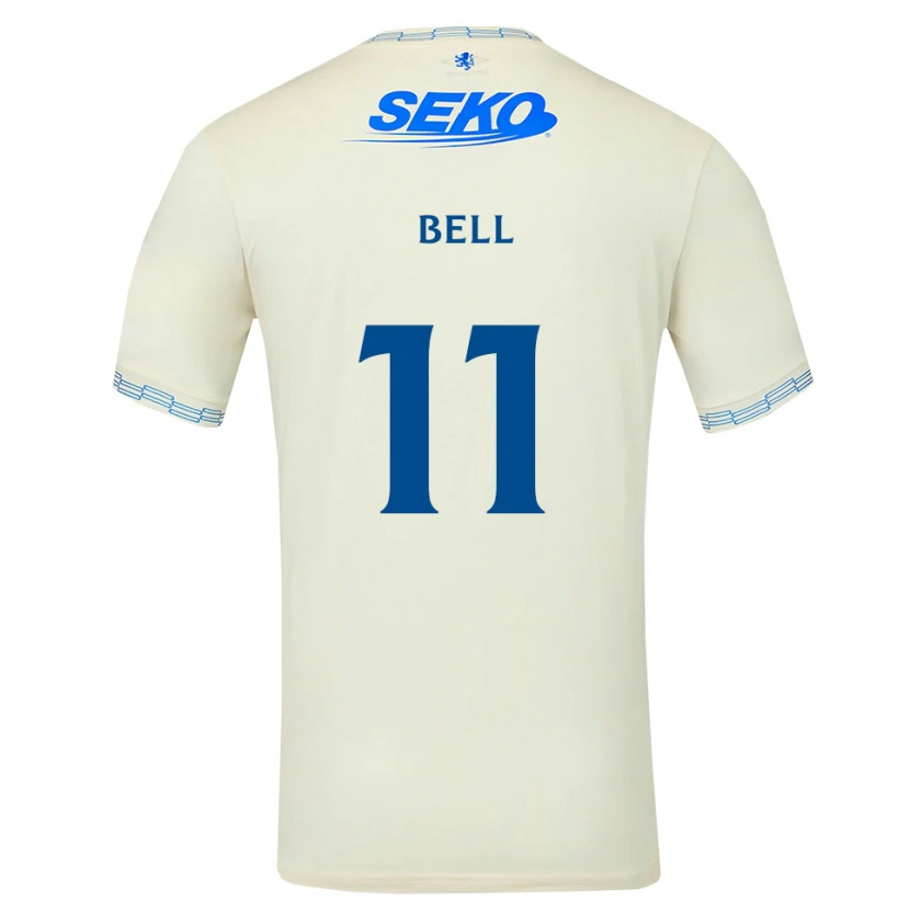 Danxen Mulher Camisola Megan Bell #11 Azul Céu Profundo Branco Alternativa 2026/27 Camisa