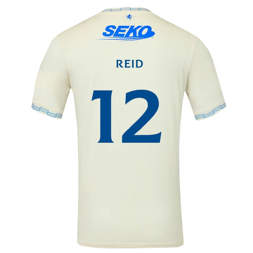 Danxen Mulher Camisola James Reid #12 Azul Céu Profundo Branco Alternativa 2026/27 Camisa