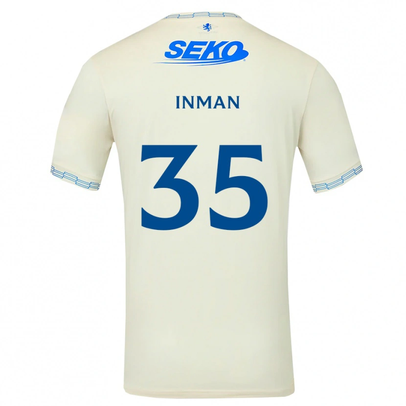Danxen Mulher Camisola Lucy Inman #35 Azul Céu Profundo Branco Alternativa 2026/27 Camisa