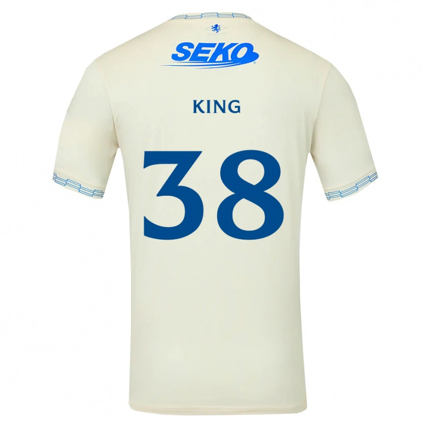 Danxen Mulher Camisola Leon King #38 Azul Céu Profundo Branco Alternativa 2026/27 Camisa