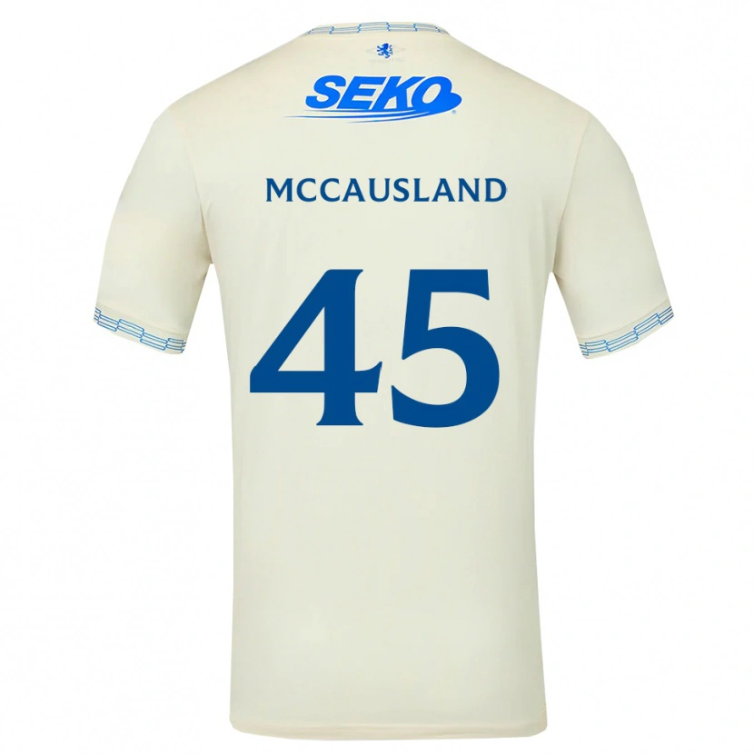 Danxen Mulher Camisola Ross Mccausland #45 Azul Céu Profundo Branco Alternativa 2026/27 Camisa