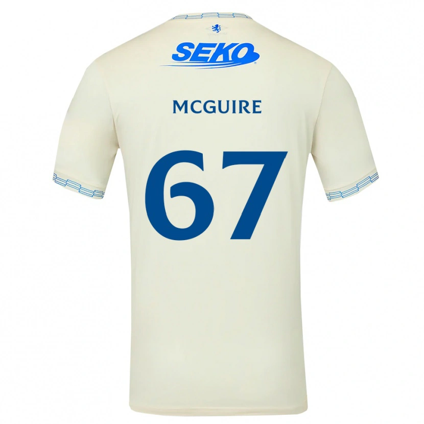 Danxen Mulher Camisola Rydnn Mcguire #67 Azul Céu Profundo Branco Alternativa 2026/27 Camisa