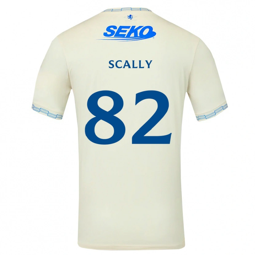 Danxen Mulher Camisola Ashton Scally #82 Azul Céu Profundo Branco Alternativa 2026/27 Camisa