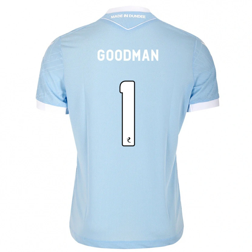 Danxen Mulher Camisola Owen Goodman #1 Azul Céu Claro Branco Alternativa 2026/27 Camisa