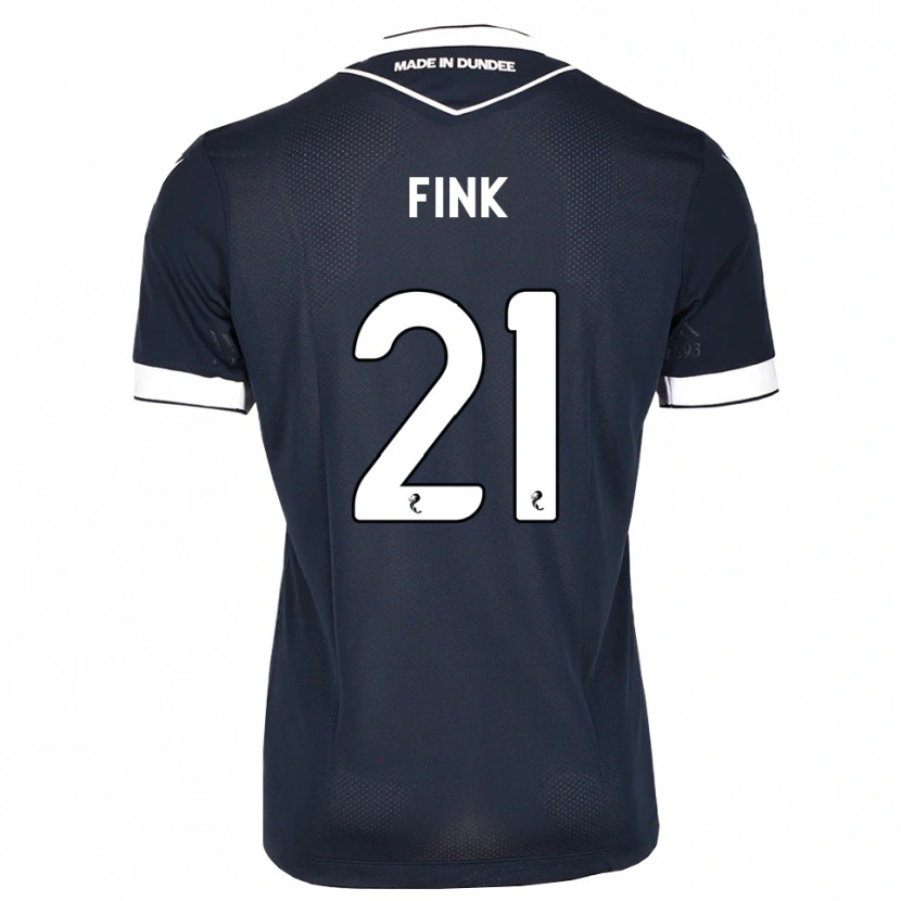 Danxen Mulher Camisola Bradley Fink #21 Azul Meia-Noite Branco Principal 2026/27 Camisa
