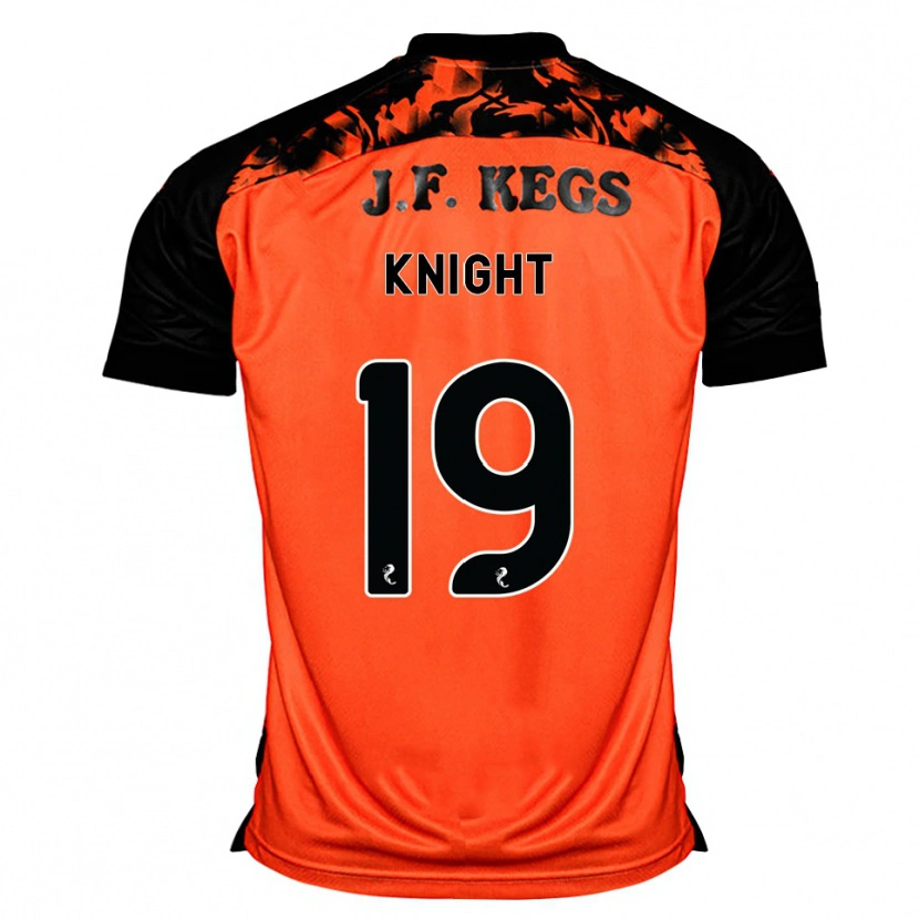 Danxen Criança Camisola Maya Knight #19 Laranja Preto Branco Principal 2026/27 Camisa