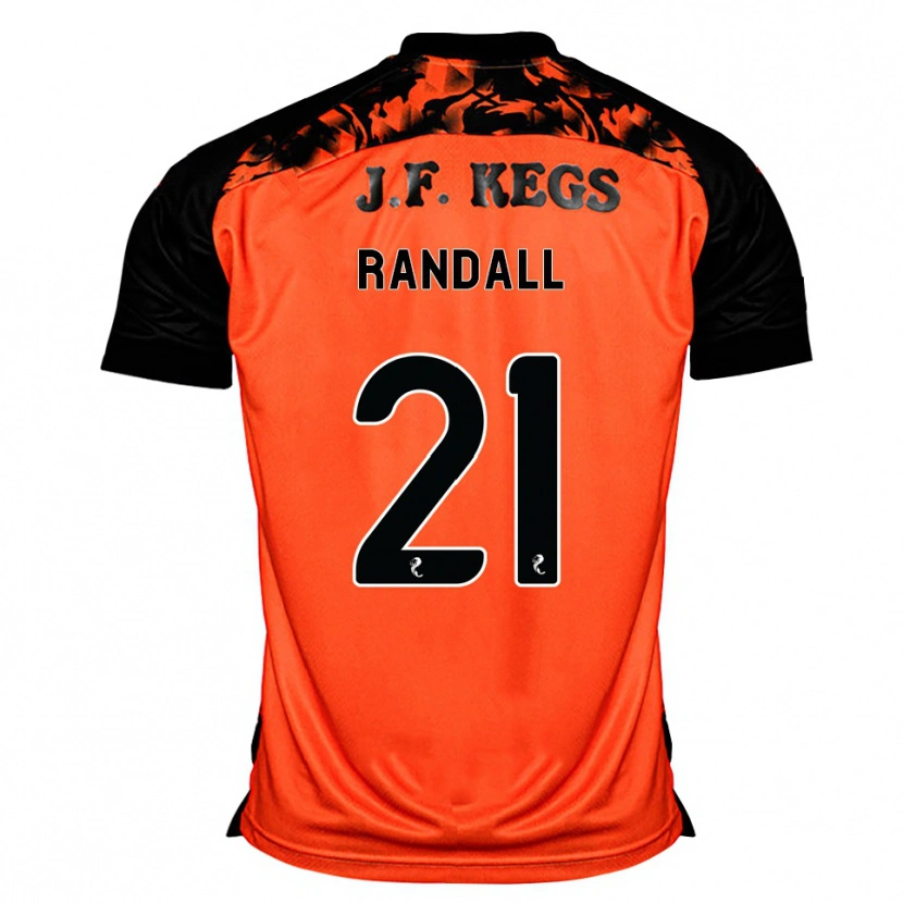 Danxen Criança Camisola Jesse Randall #21 Laranja Preto Branco Principal 2026/27 Camisa