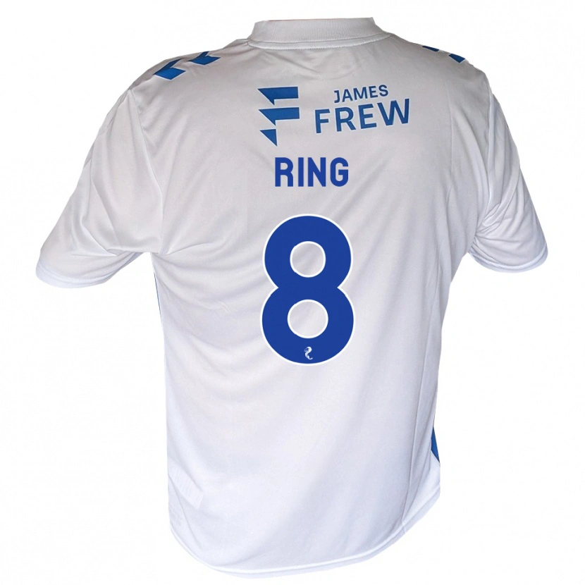 Danxen Criança Camisola Erik Ring #8 Azul Real Branco Principal 2026/27 Camisa