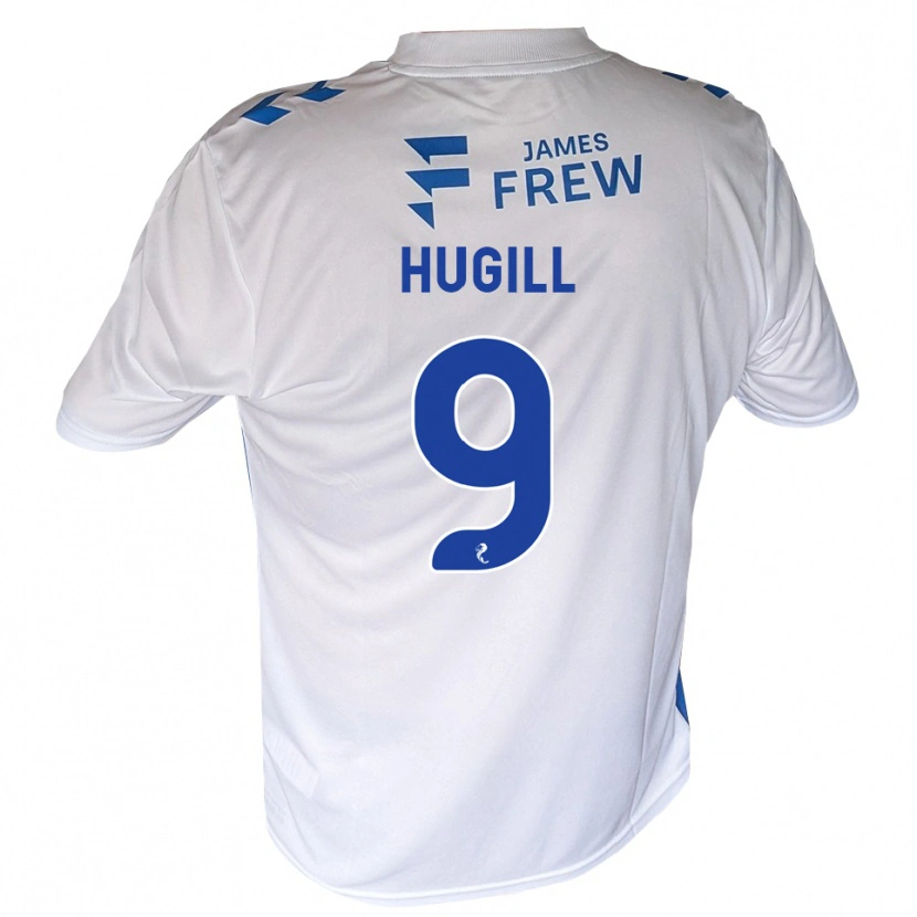 Danxen Criança Camisola Joe Hugill #9 Azul Real Branco Principal 2026/27 Camisa