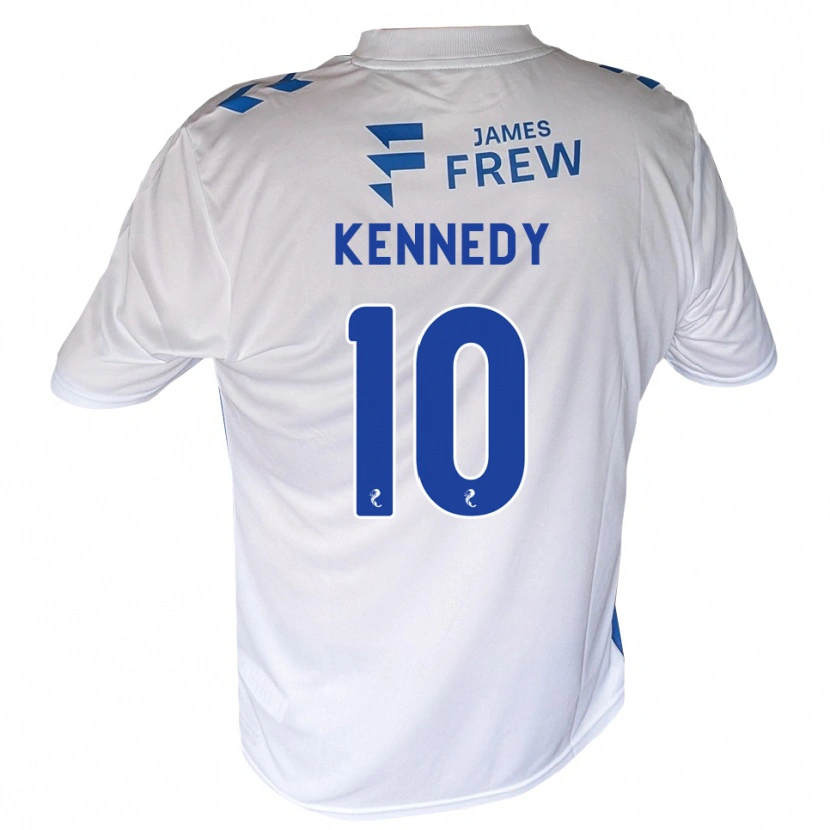 Danxen Criança Camisola Matty Kennedy #10 Azul Real Branco Principal 2026/27 Camisa