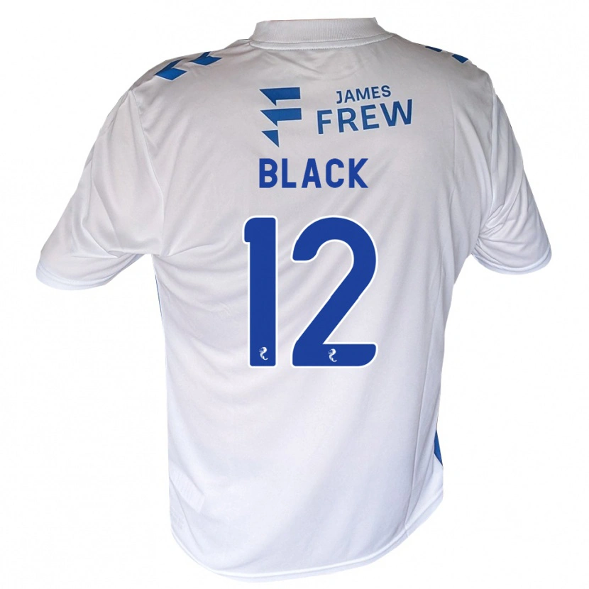 Danxen Criança Camisola Kai Black #12 Azul Real Branco Principal 2026/27 Camisa