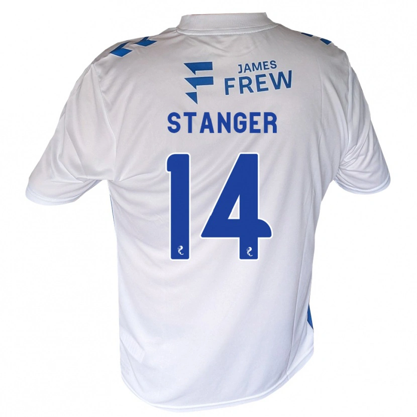 Danxen Criança Camisola George Stanger #14 Azul Real Branco Principal 2026/27 Camisa
