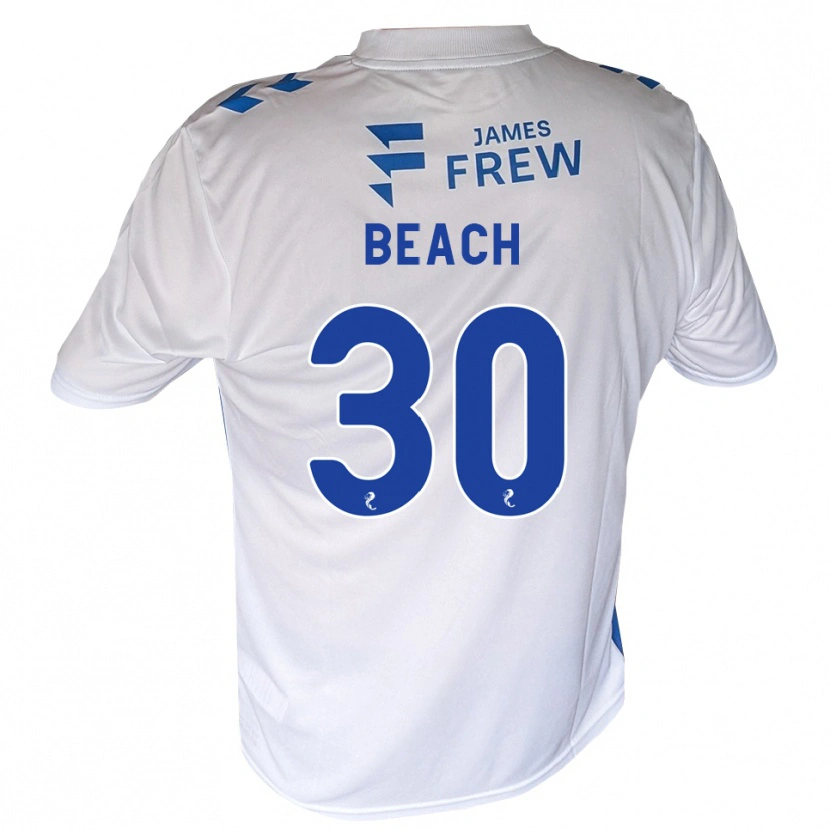 Danxen Criança Camisola Eddie Beach #30 Azul Real Branco Principal 2026/27 Camisa