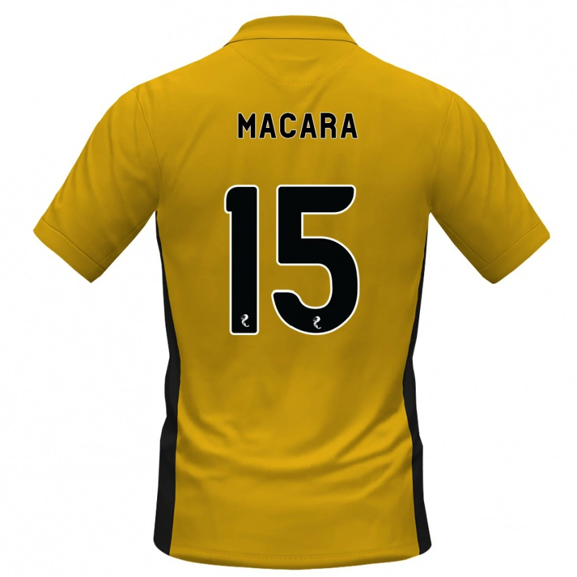 Danxen Criança Camisola Elise Macara #15 Laranja Preto Principal 2026/27 Camisa