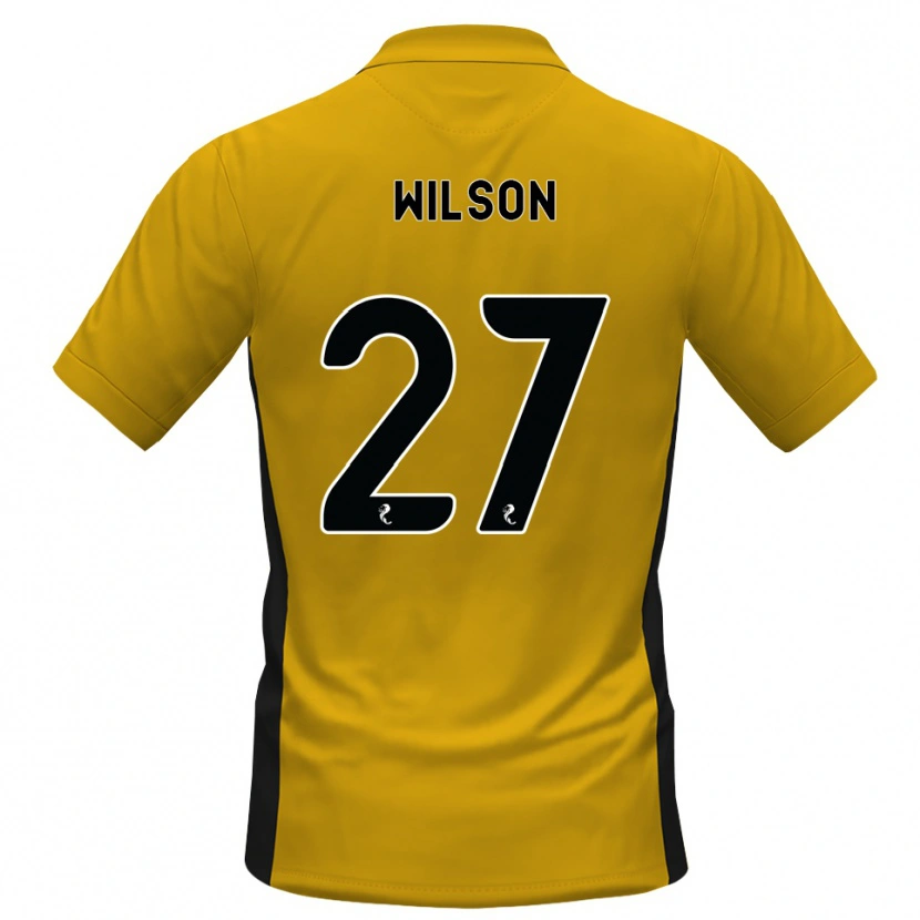 Danxen Criança Camisola Danny Wilson #27 Laranja Preto Principal 2026/27 Camisa