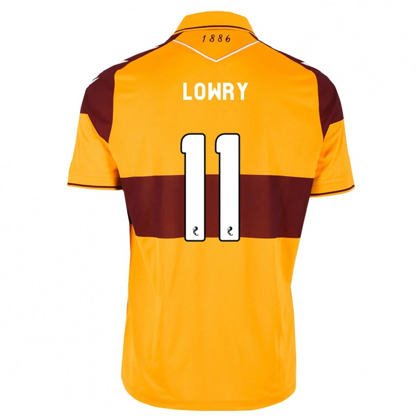 Danxen Criança Camisola Alex Lowry #11 Marrom Laranja Principal 2026/27 Camisa