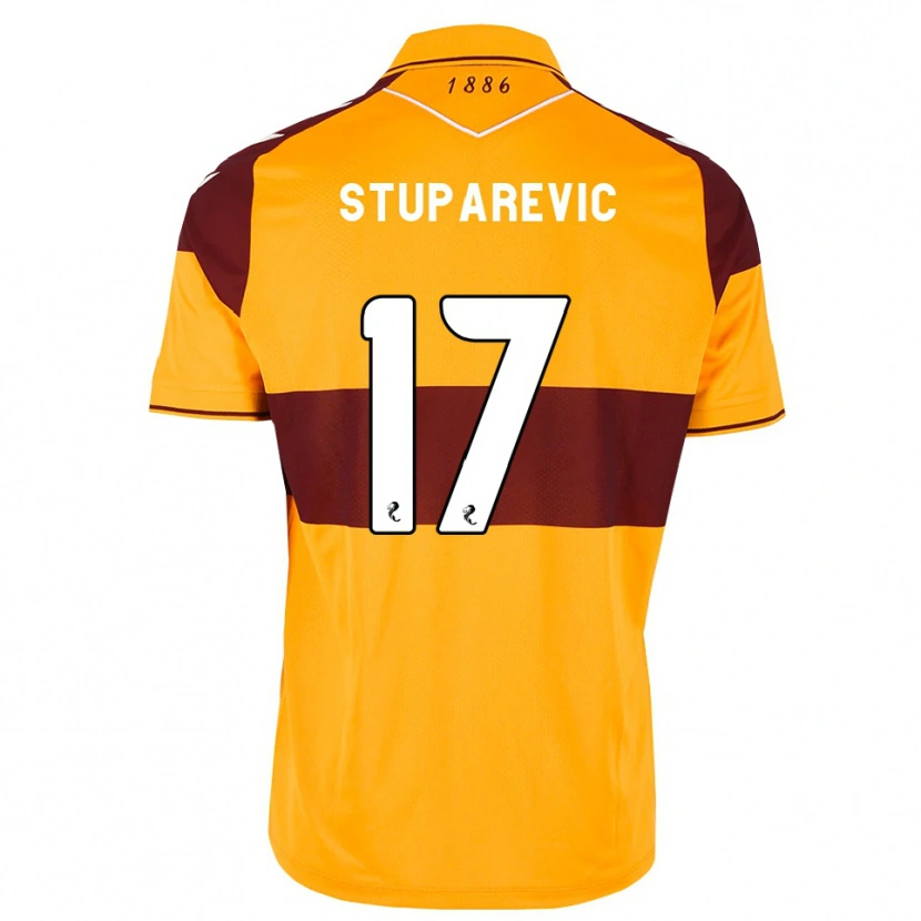 Danxen Criança Camisola Filip Stuparevic #17 Marrom Laranja Principal 2026/27 Camisa