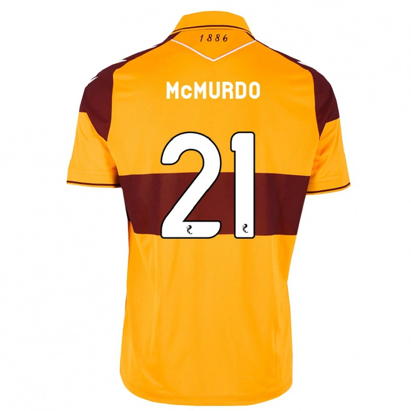 Danxen Criança Camisola Emma Mcmurdo #21 Marrom Laranja Principal 2026/27 Camisa