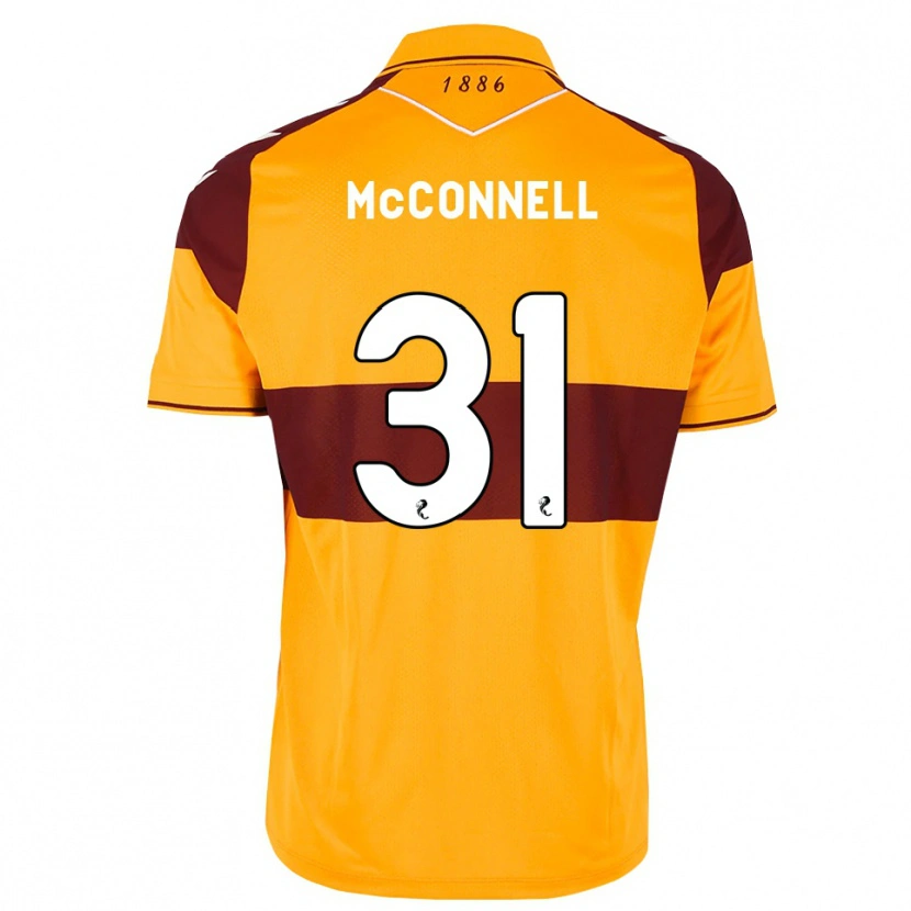 Danxen Criança Camisola Jack Mcconnell #31 Marrom Laranja Principal 2026/27 Camisa