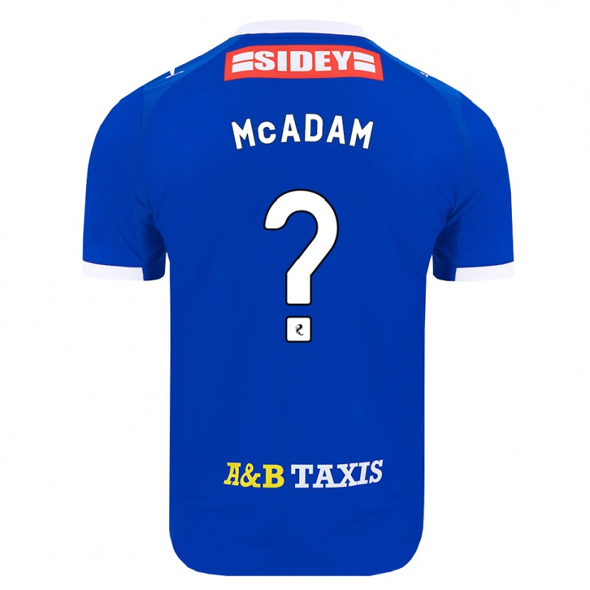 Danxen Criança Camisola Dougal Mcadam #0 Azul Vermelho Amarelo Principal 2026/27 Camisa