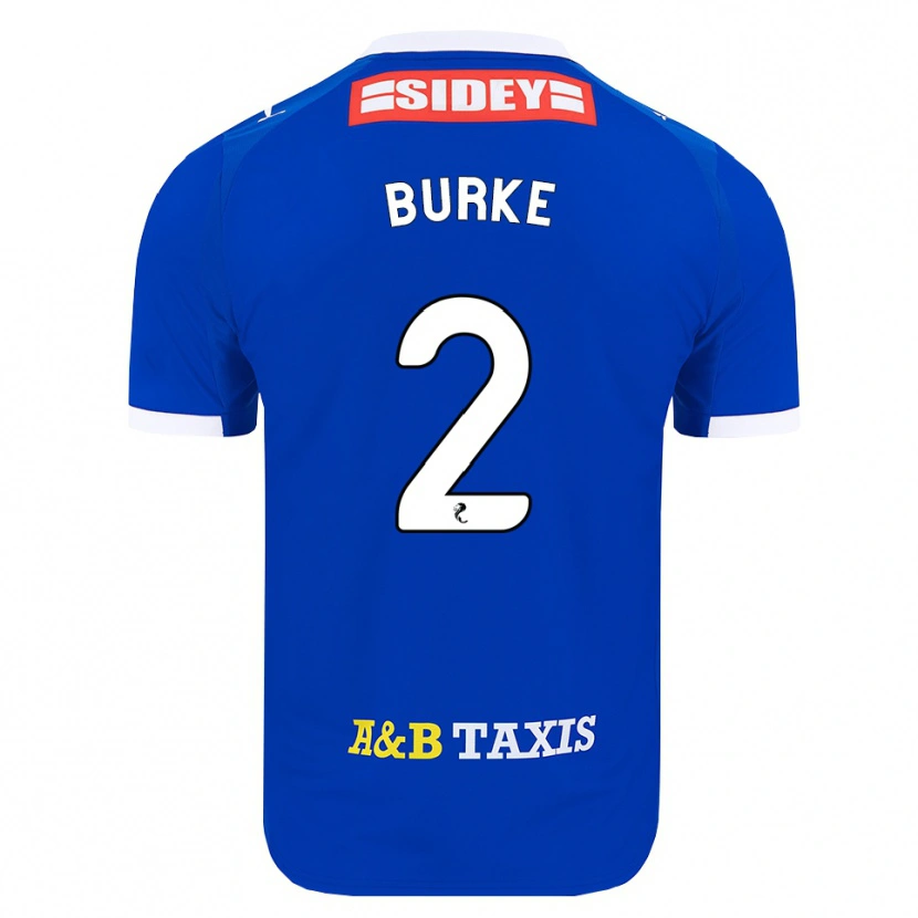Danxen Criança Camisola Fallon Burke #2 Azul Vermelho Amarelo Principal 2026/27 Camisa