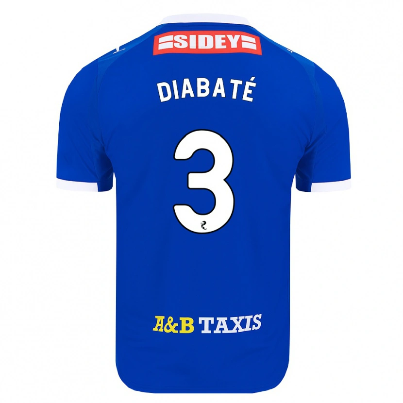 Danxen Criança Camisola Cheick Diabaté #3 Azul Vermelho Amarelo Principal 2026/27 Camisa