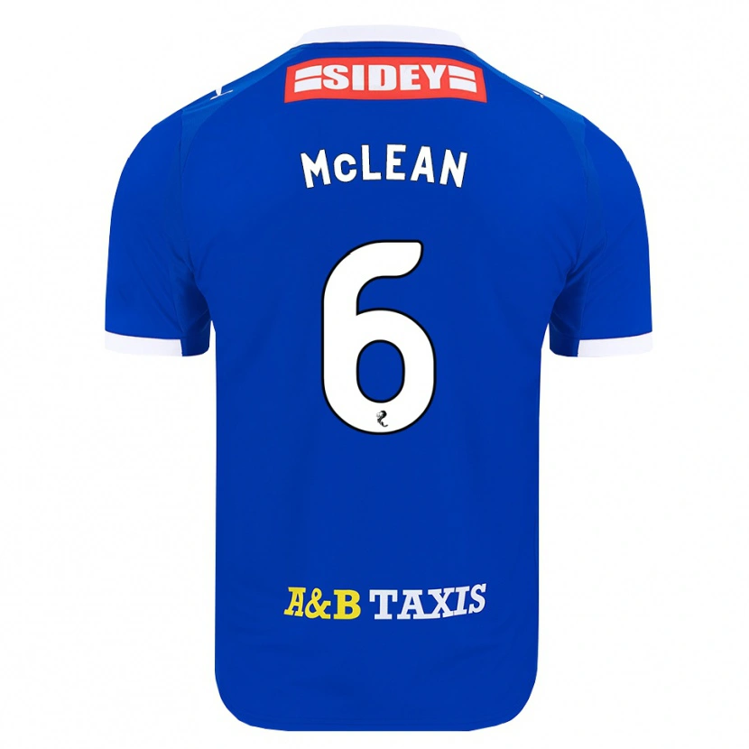 Danxen Criança Camisola Elvie Mclean #6 Azul Vermelho Amarelo Principal 2026/27 Camisa