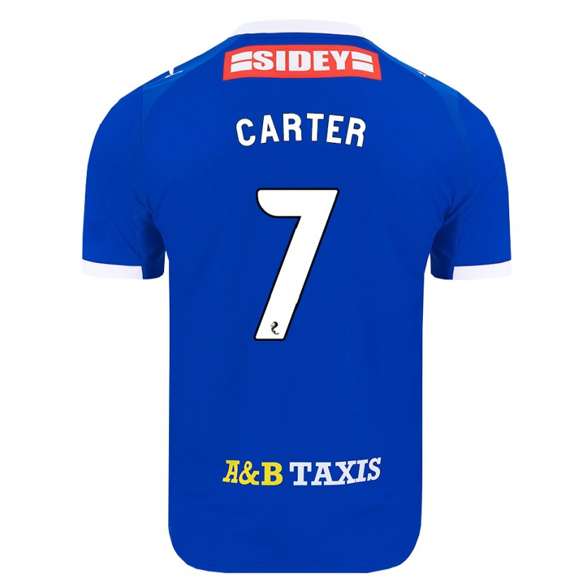 Danxen Criança Camisola Nicole Carter #7 Azul Vermelho Amarelo Principal 2026/27 Camisa