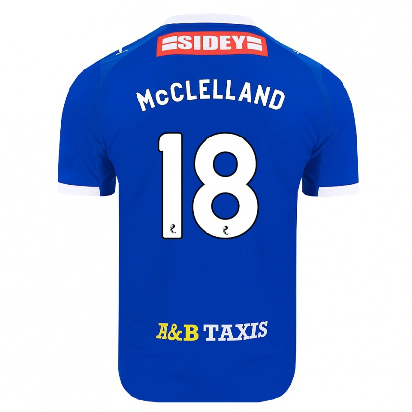 Danxen Criança Camisola Sam Mcclelland #18 Azul Vermelho Amarelo Principal 2026/27 Camisa