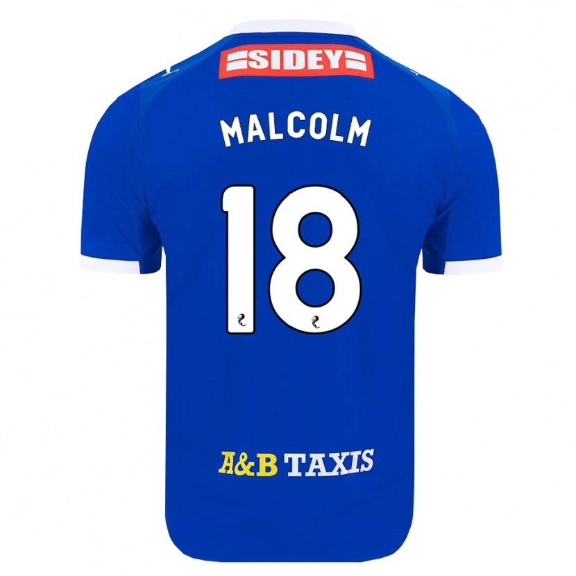 Danxen Criança Camisola Jodie Malcolm #18 Azul Vermelho Amarelo Principal 2026/27 Camisa
