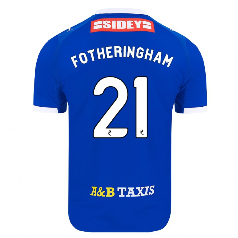 Danxen Criança Camisola Kai Fotheringham #21 Azul Vermelho Amarelo Principal 2026/27 Camisa