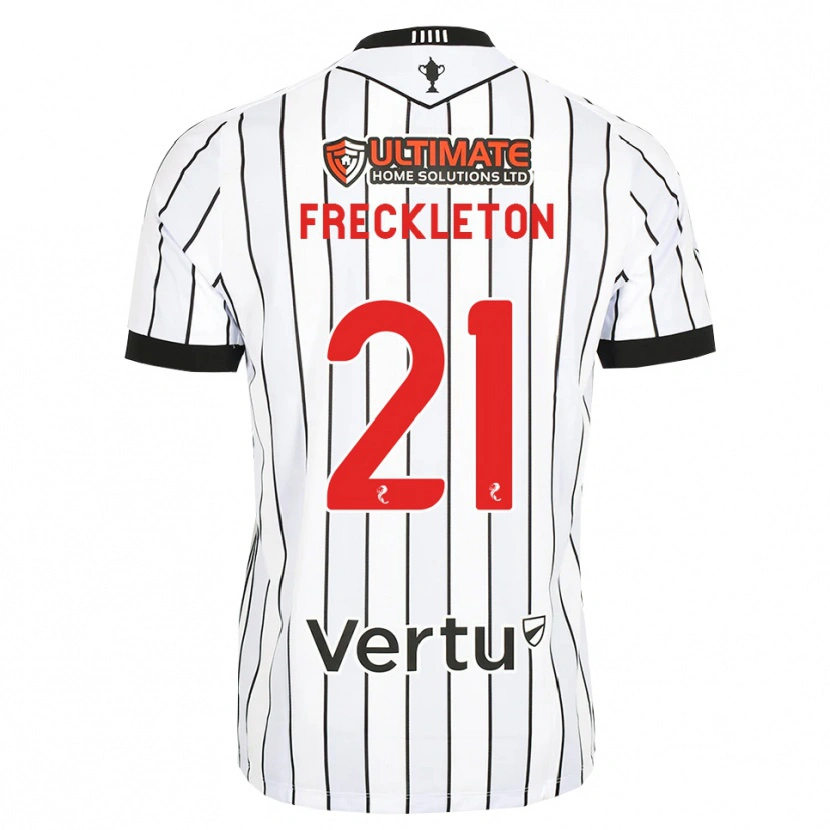 Danxen Criança Camisola Miguel Freckleton #21 Branco Preto Vermelho Principal 2026/27 Camisa