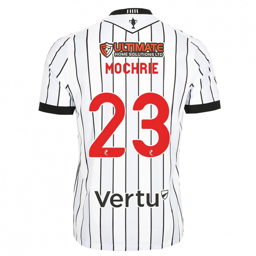 Danxen Criança Camisola Chris Mochrie #23 Branco Preto Vermelho Principal 2026/27 Camisa