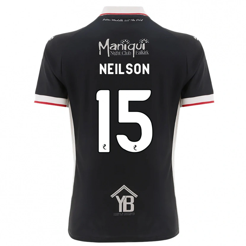 Danxen Criança Camisola Lewis Neilson #15 Preto Branco Vermelho Principal 2026/27 Camisa