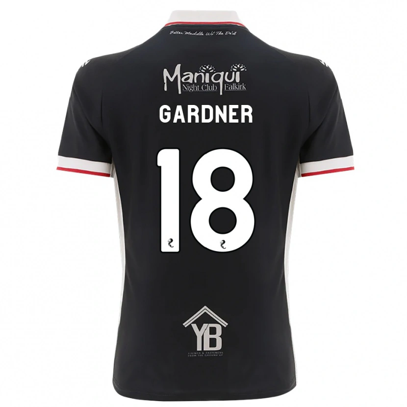 Danxen Criança Camisola Joe Gardner #18 Preto Branco Vermelho Principal 2026/27 Camisa