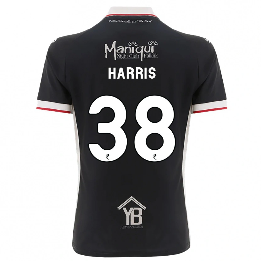 Danxen Criança Camisola Leo Harris #38 Preto Branco Vermelho Principal 2026/27 Camisa