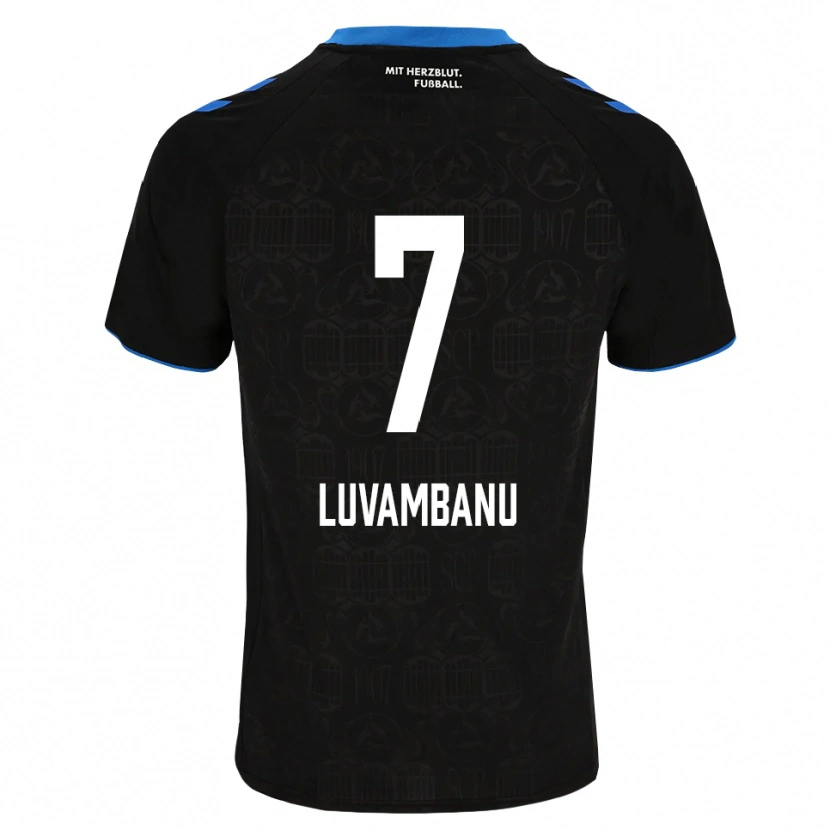 Danxen Criança Camisola Danell Luvambanu #7 Preto Branco Vermelho Principal 2026/27 Camisa